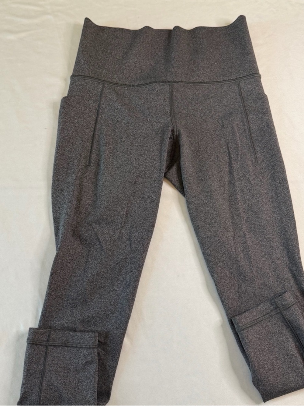 Athleta Salutation 7/8 Tight Powervita Gray XSP Petite Leggings - Picture 2 of 5